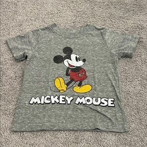 Disney Mickey Mouse Gray and Red Kids T-Shirt